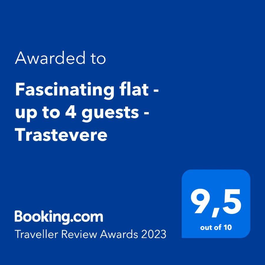 Fascinating Flat - Up To 4 Guests - Trastevere Apartamento